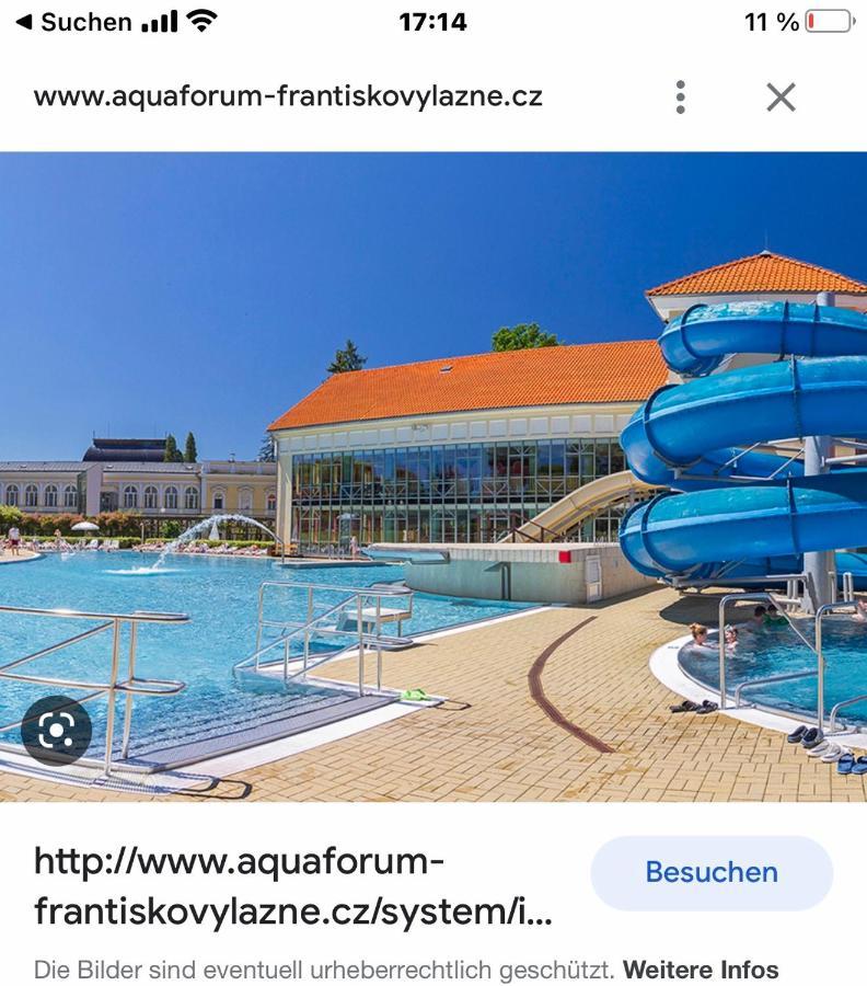 Penzion U Modrého Slona Františkovy Lázně Extérieur photo